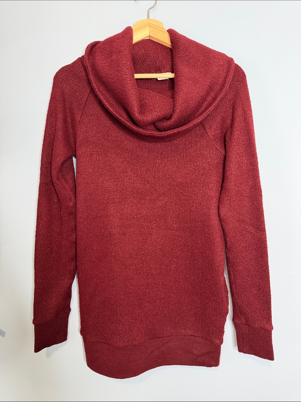 Isabel Maternity by Ingrid & Isabel Cowl Neck Sweater in Wine